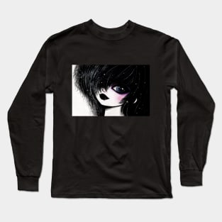 Cute Goth Girl Long Sleeve T-Shirt